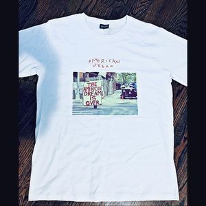 Men’s American Dream Bright White T-Shirt Rare L